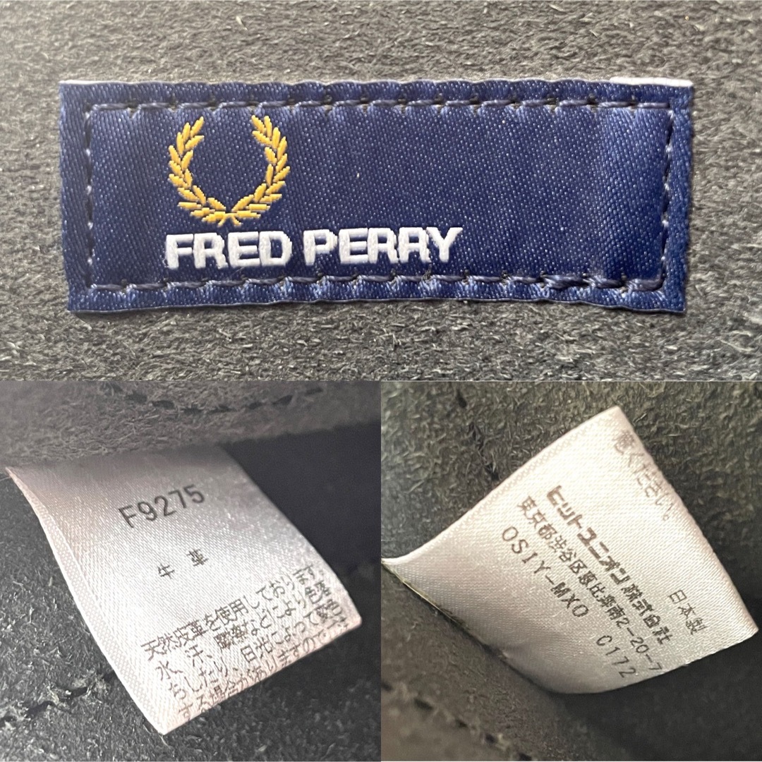 FRED PERRY satchel bag 本革 サッチェルバッグ ショルダー