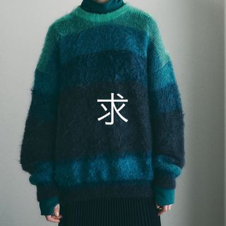 YOKE - MOHAIR SILK MESH KNIT SHIRT ヨーク YOKEの通販 by ひょろなが