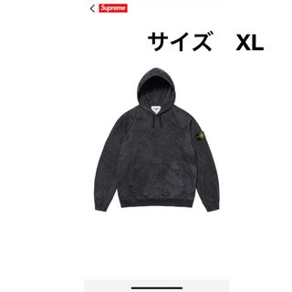 シュプリーム(Supreme)のSupreme / Stone Island Hooded  "Black"XL(パーカー)