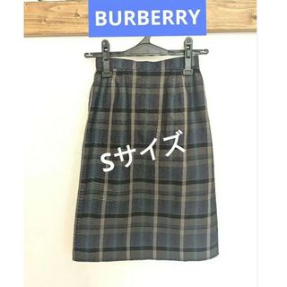 バーバリー(BURBERRY)のBURBERRY　バーバリー　チェックスカート(ひざ丈スカート)