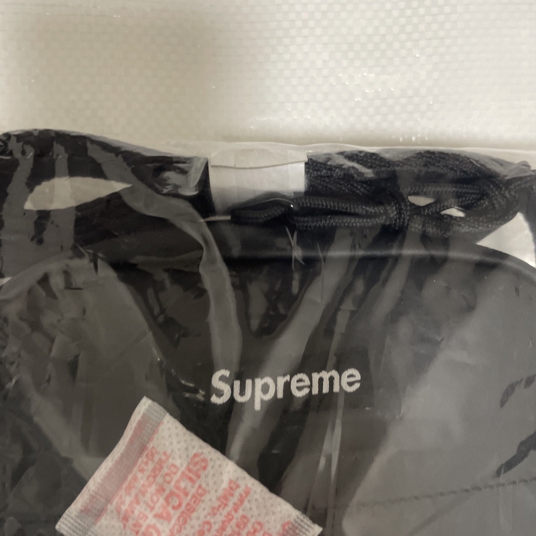 即発送 Supreme Leather Shoulder Bag Black