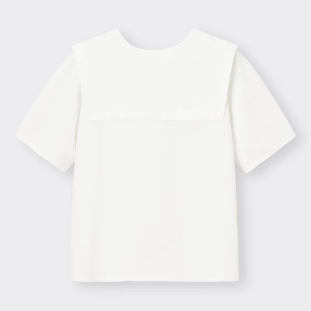GU セーラーカラー　ブラウス レディースのトップス(シャツ/ブラウス(半袖/袖なし))の商品写真