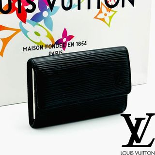 ルイヴィトン(LOUIS VUITTON)のルイヴィトン エピ キーケース ６連 ブラック シルバー金具 ビトン(キーケース)