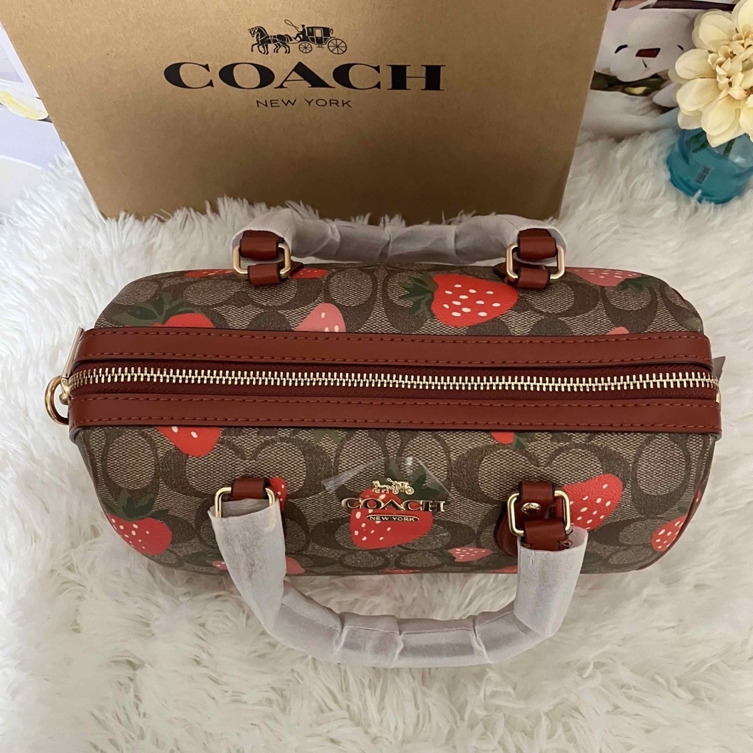 コーチ COACH ローワンサッチェル いちご柄　CH511　新品未使用