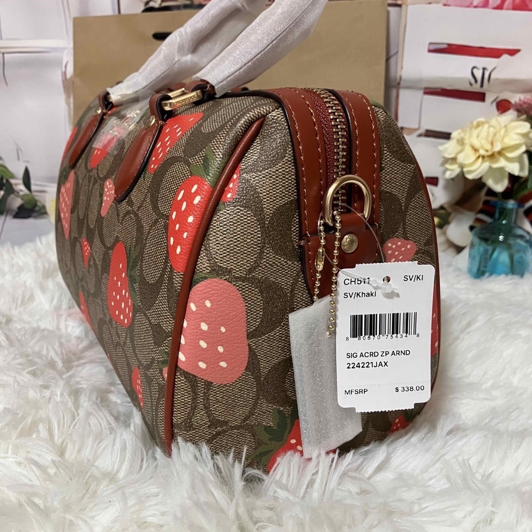 コーチ COACH ローワンサッチェル いちご柄　CH511　新品未使用