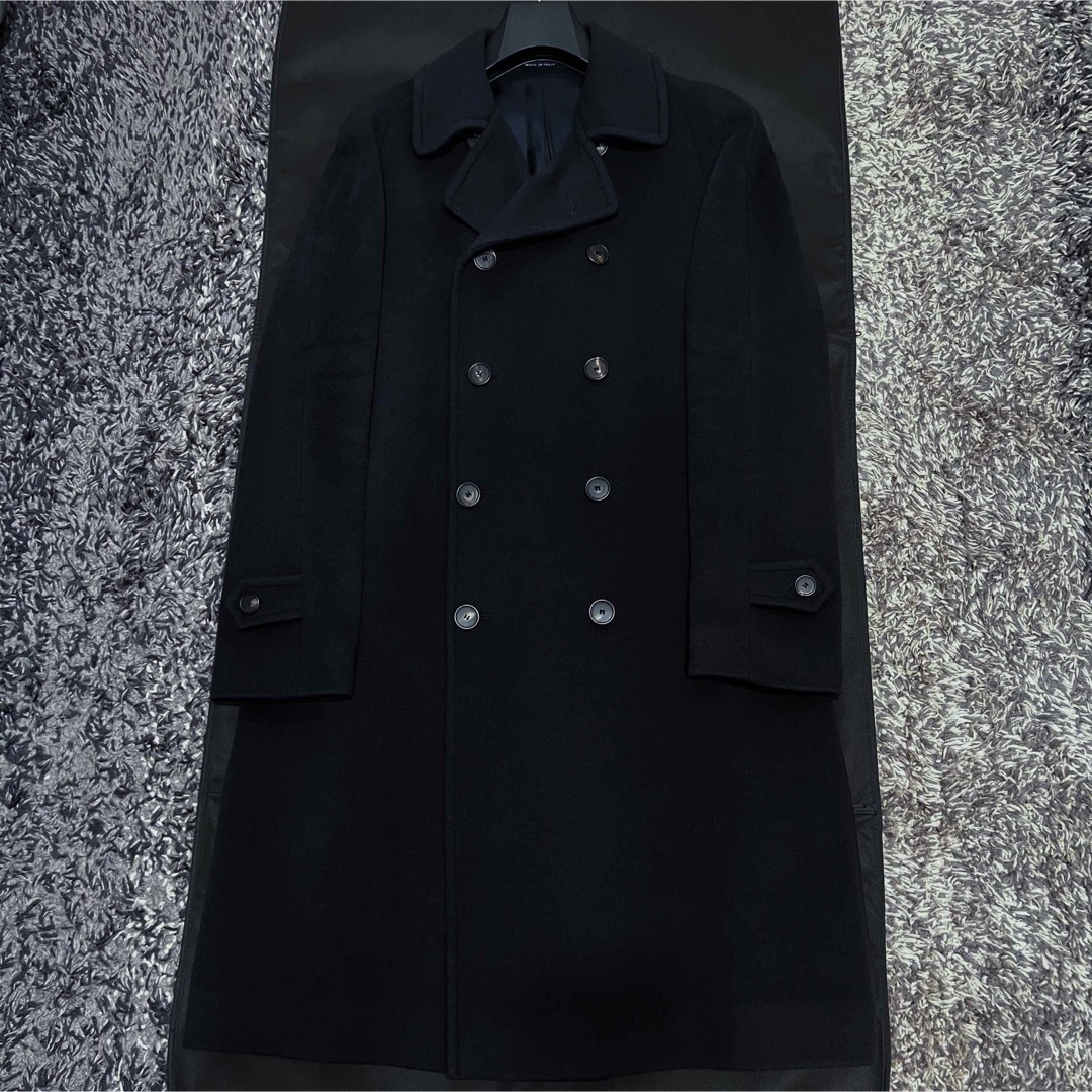 TAGLIATORE - 【美品】TAGLIATORE ネイビー 46サイズ カシミヤコート