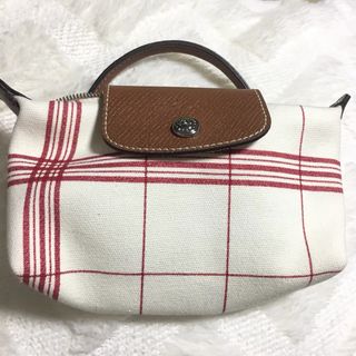 ロンシャン(LONGCHAMP)のロンシャン　シティハンドル付ポーチ　ハンドバッグ(ハンドバッグ)