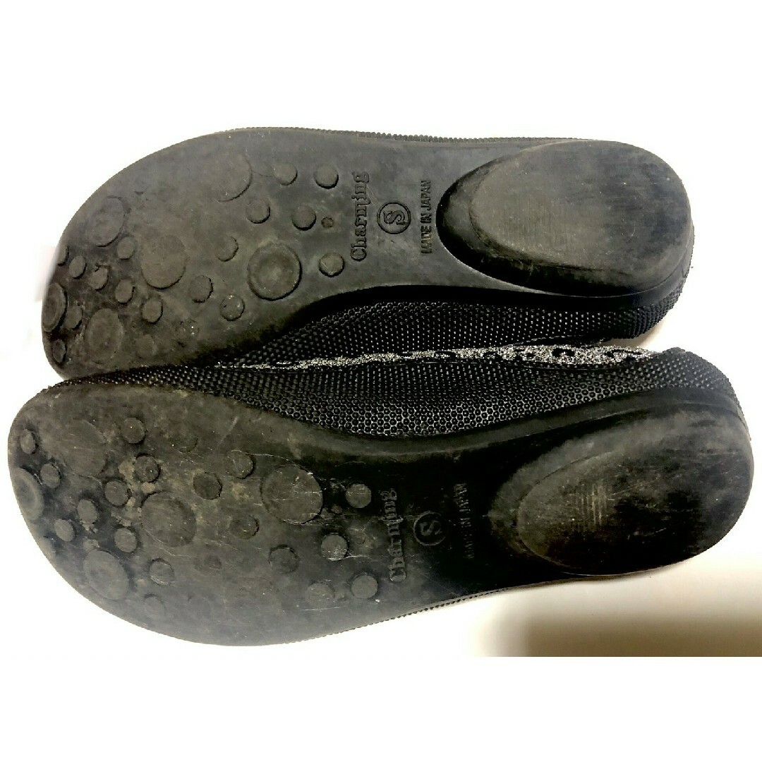 charming チャーミング　Ｓサイズ　ストレッチシューズ　豹柄　シルバーラメ レディースの靴/シューズ(ハイヒール/パンプス)の商品写真