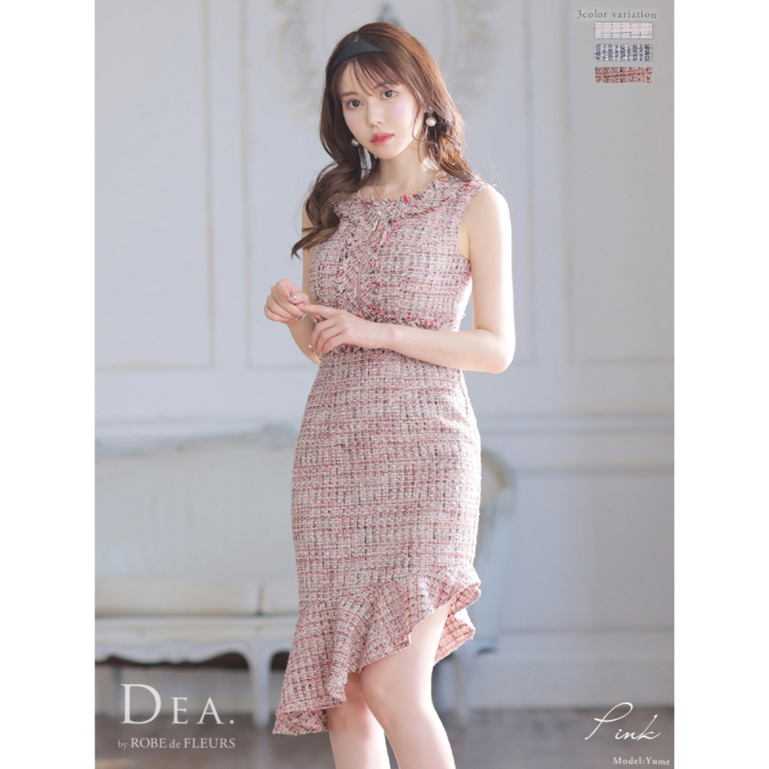 ROBE de FLEURS DEA. ディア ドレス ツイード