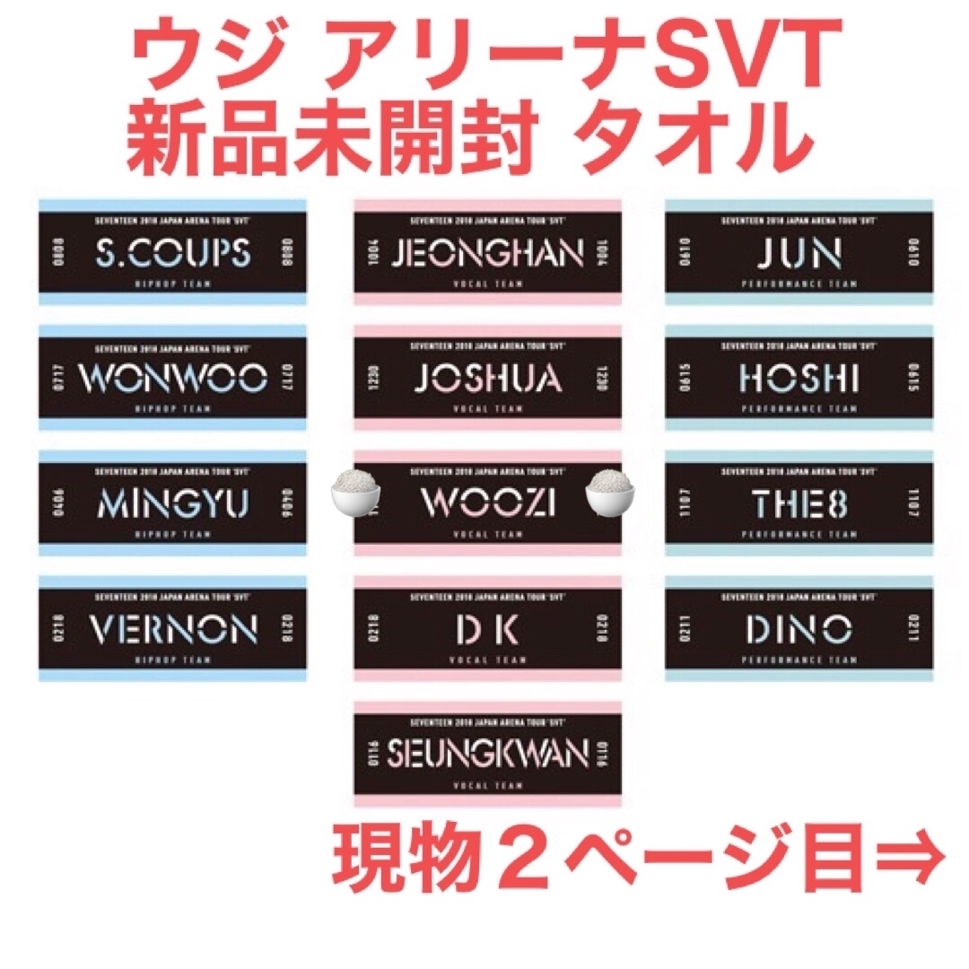 ★新品・未開封★セブチ SEVENTEEN 公式グッズ ソロ タオル ホシ