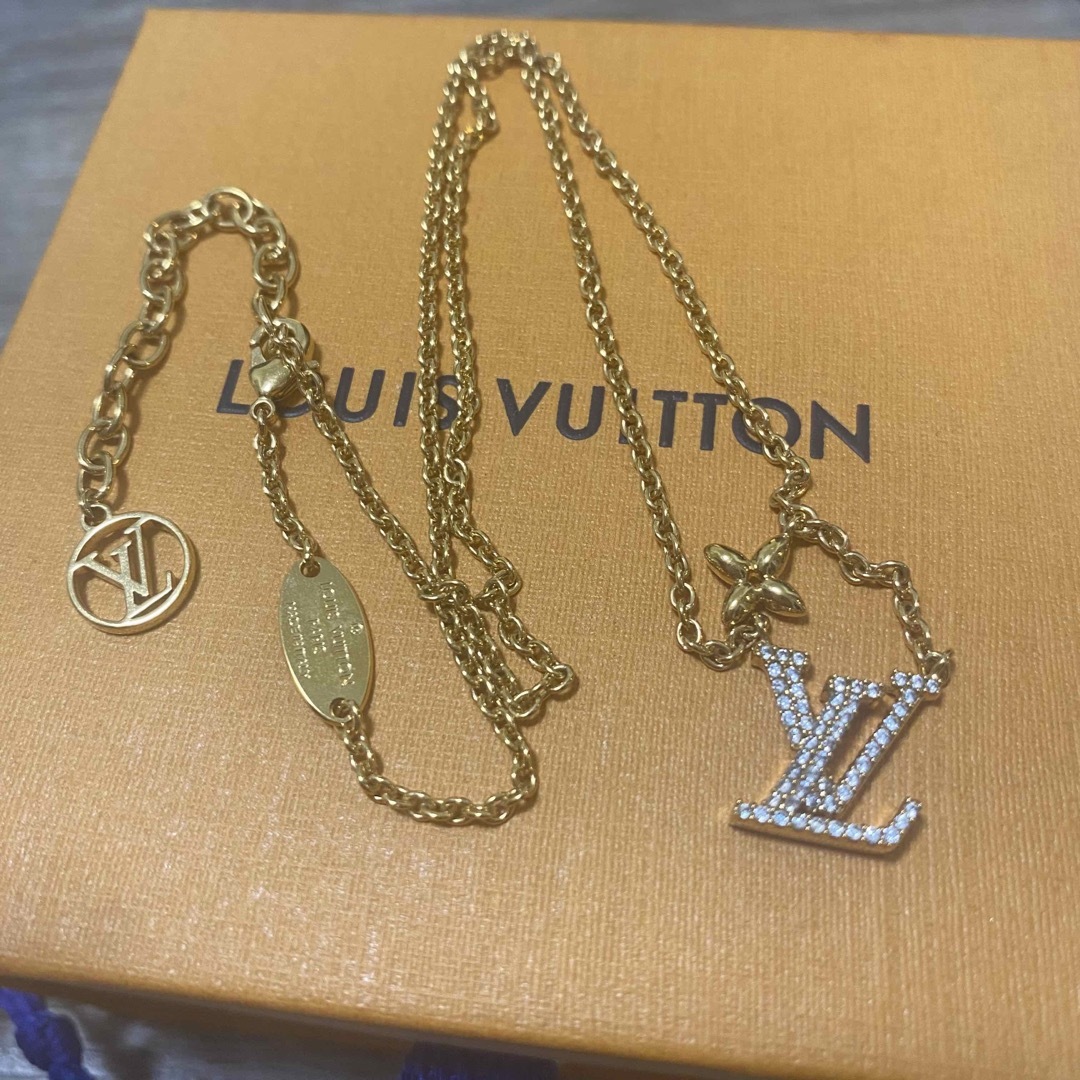 LOUIS VUITTON - LV アイコニック ネックレス GP ラインストーン ...