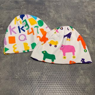 マリメッコ(marimekko)のmarimekko マリメッコ ベビー  キッズ 帽子 ２点(帽子)