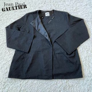 ジャンポールゴルチエ(Jean-Paul GAULTIER)のジャンポールゴルチエ　ゴルチェ　ウール　ジャケット　刺繍　針　刺子.(ブルゾン)