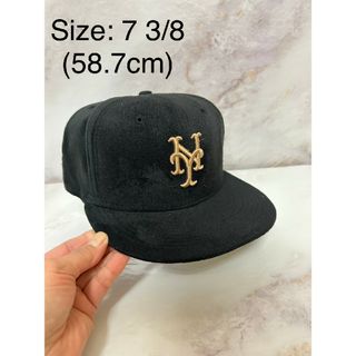 ニューエラー(NEW ERA)のNewera 59fifty ニューヨークメッツ スウェードレザー キャップ(キャップ)