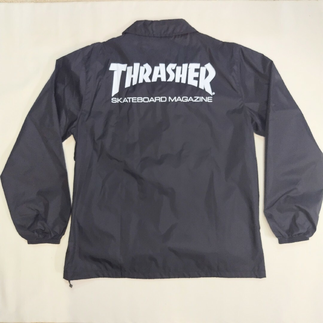 スラッシャー THRASHER コーチジャケット  ブラック 　Lサイズ