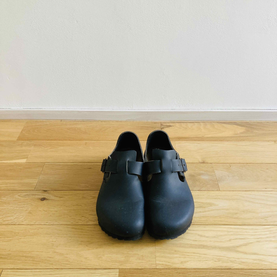 【新品】ビルケンシュトック ロンドン 36 黒 革靴 | フリマアプリ ラクマ