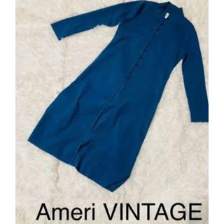 アメリヴィンテージ(Ameri VINTAGE)の最終セール！値引き不可！Ameri くるみボタン ロングトップス フリーサイズ(ロングワンピース/マキシワンピース)