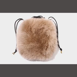 レア❤︎梨花愛用♡LUDLOW ラドロー ❤︎Fox fur bag ❤︎ライトピンク