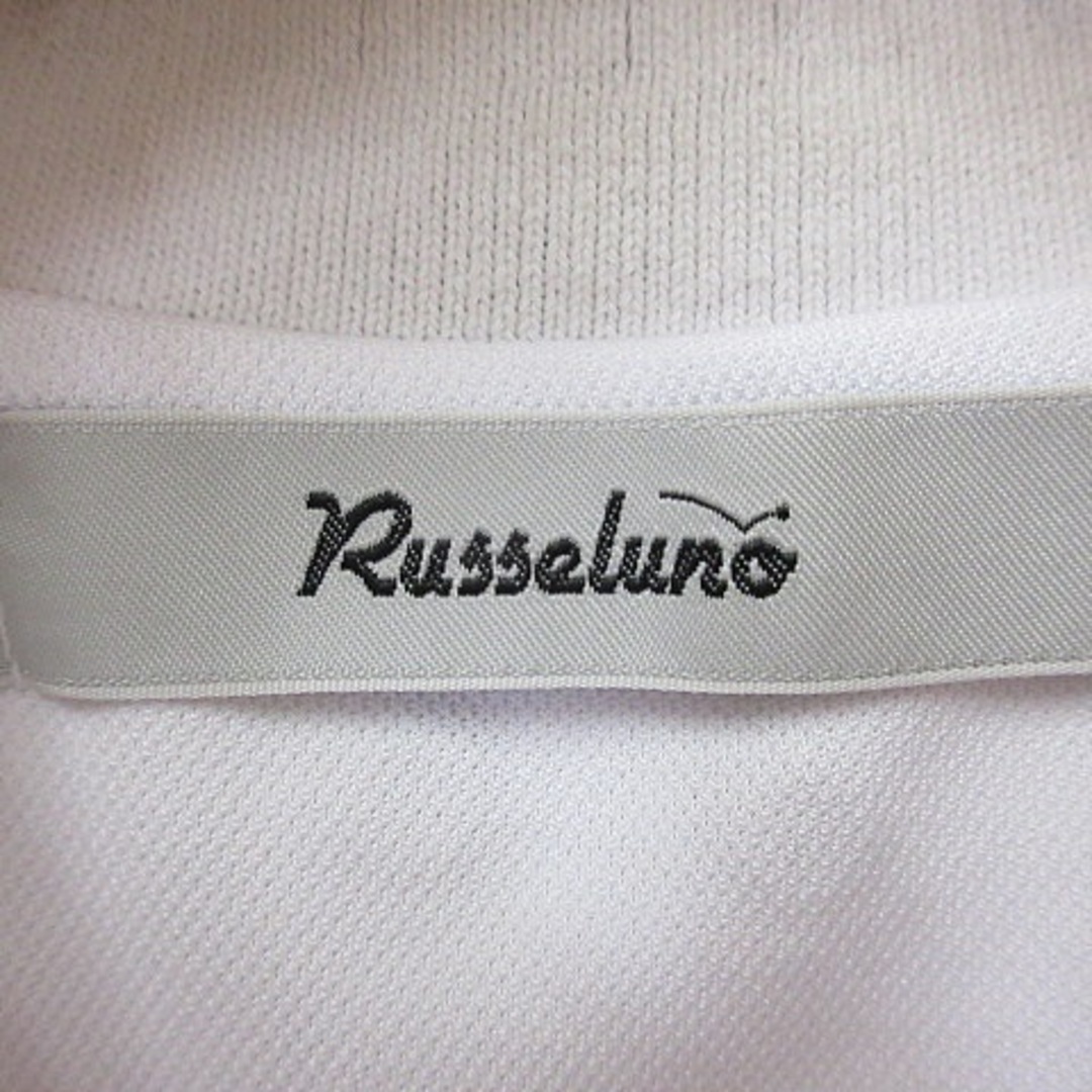 ラッセルノ　Russeluno ゴルフ　ポロシャツ　サイズ6 ホワイト