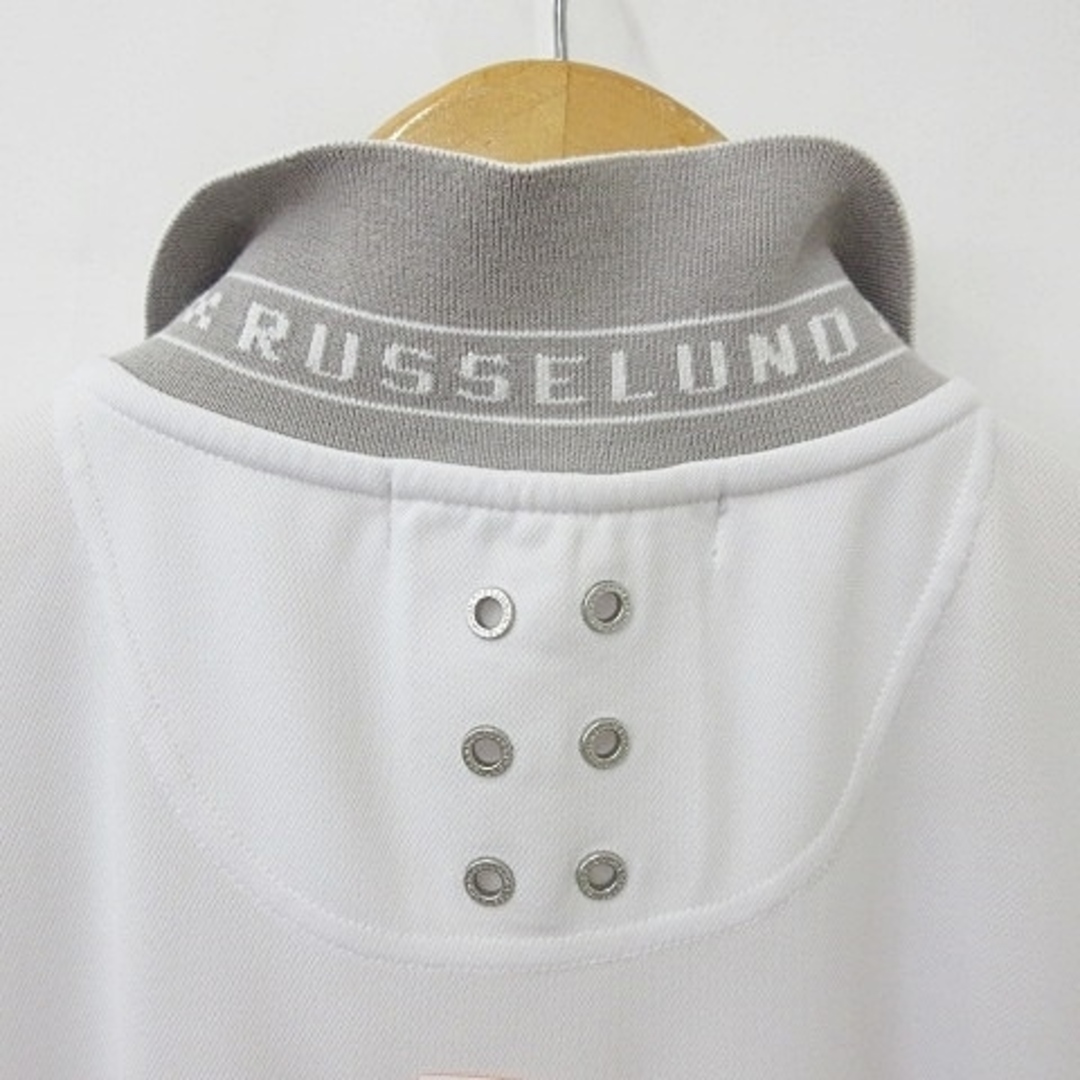 ラッセルノ　Russeluno ゴルフ　ポロシャツ　サイズ6 ホワイト