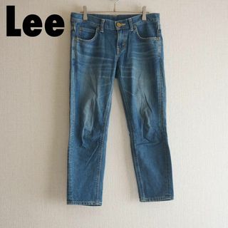 リー(Lee)のcu52/Lee/リー/デニムパンツ/USED加工/インディゴ/牛革ラベルS(デニム/ジーンズ)