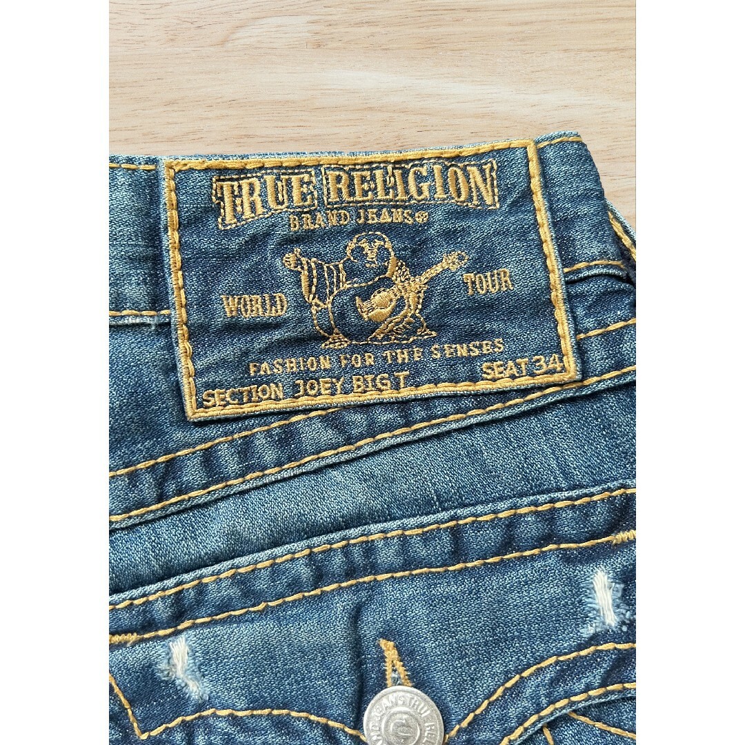 見て頂ければ幸いですIOさん着用モデル truereligion ブーツカット デニムパンツ