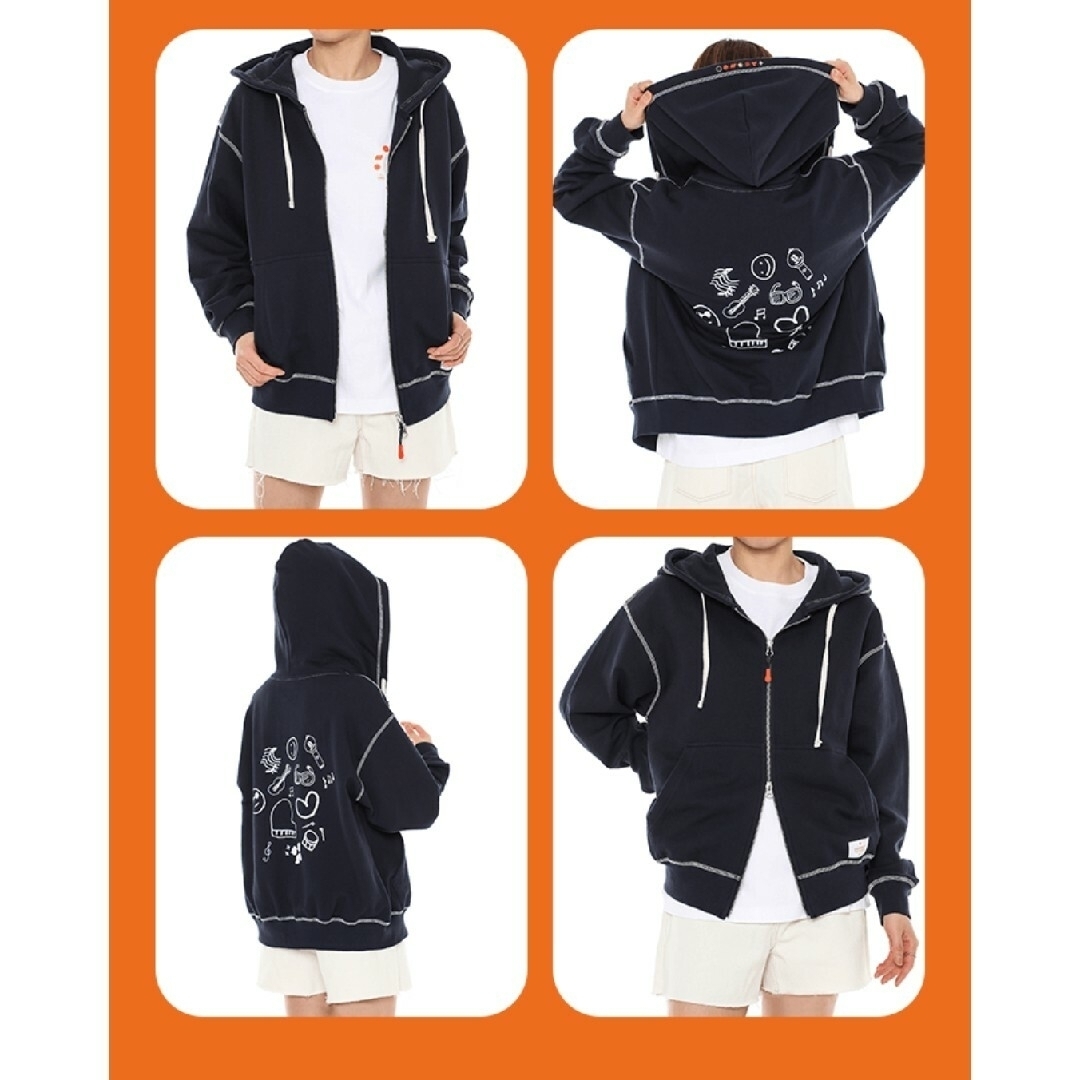 BTS V テヒョン パーカー ZIP-UP HOODIE