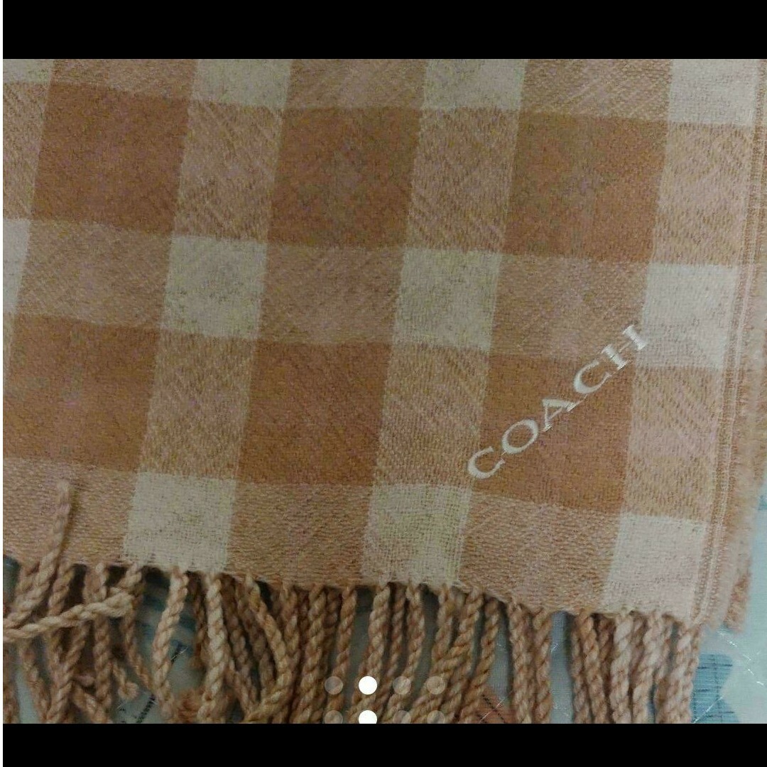 COACH(コーチ)の美品 COACH マフラー レディースのファッション小物(マフラー/ショール)の商品写真