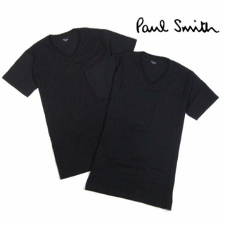 ポールスミス(Paul Smith)の【ポールスミス/Paul Smith】Vネック インナーTシャツ・黒LL×2枚(Tシャツ/カットソー(半袖/袖なし))