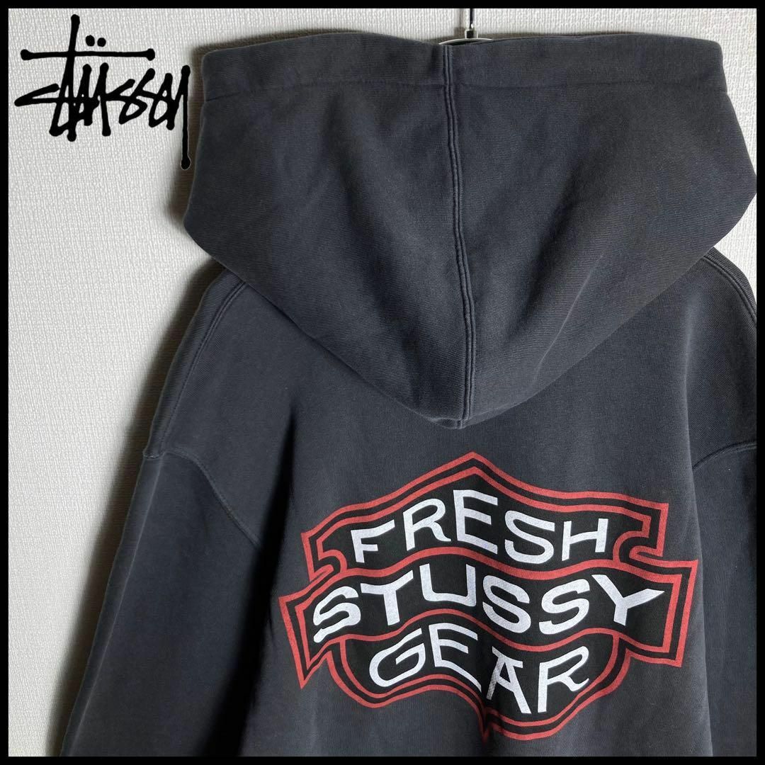 STUSSY - 【即完売モデル】ステューシー ビッグロゴ入りプルオーバー