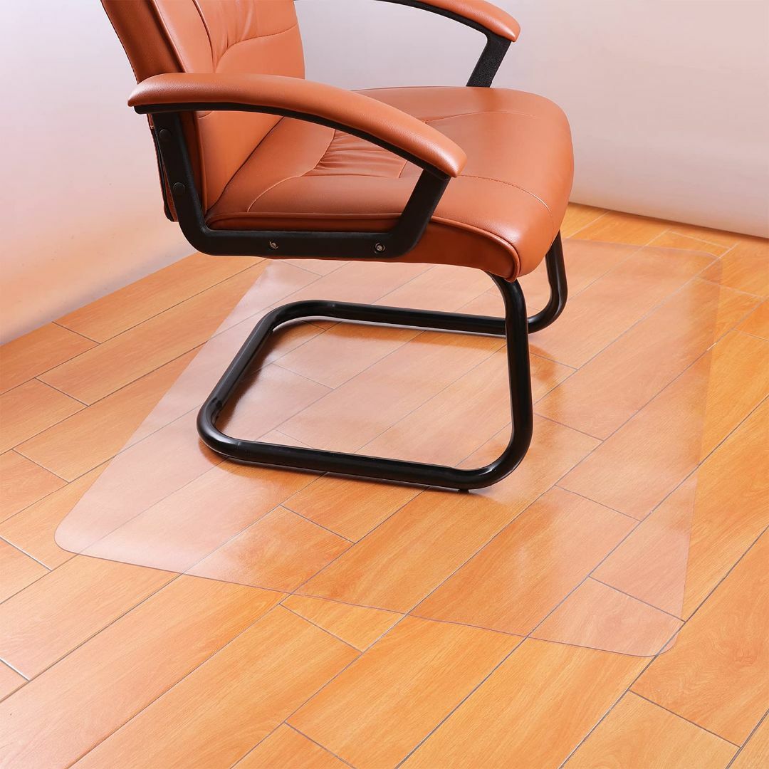 福佳 チェアマット 透明 幅120x奥行90cm チェアーマット 透明 椅子の床