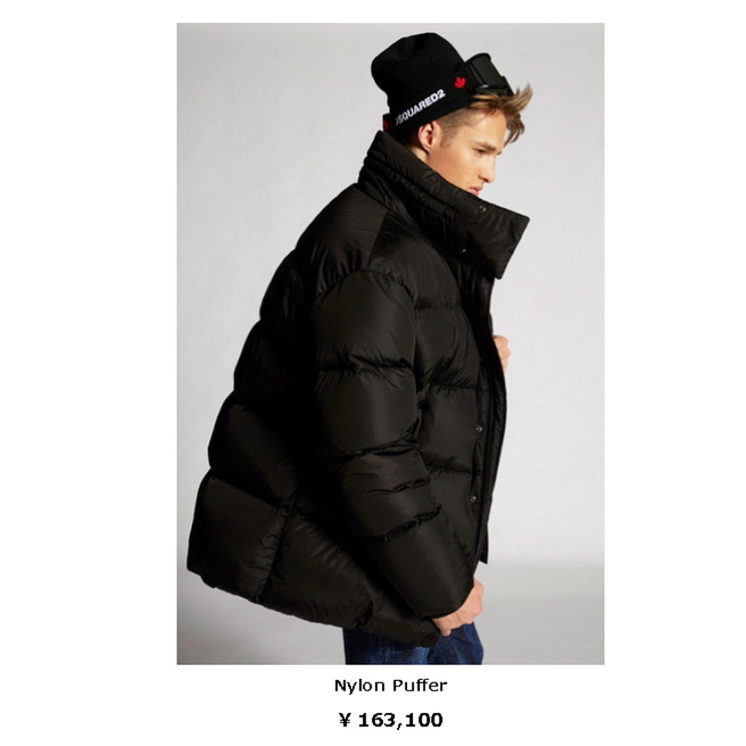 DSQロゴ16万ダウンジャケットDSQUARED2ディースクエアードコート52