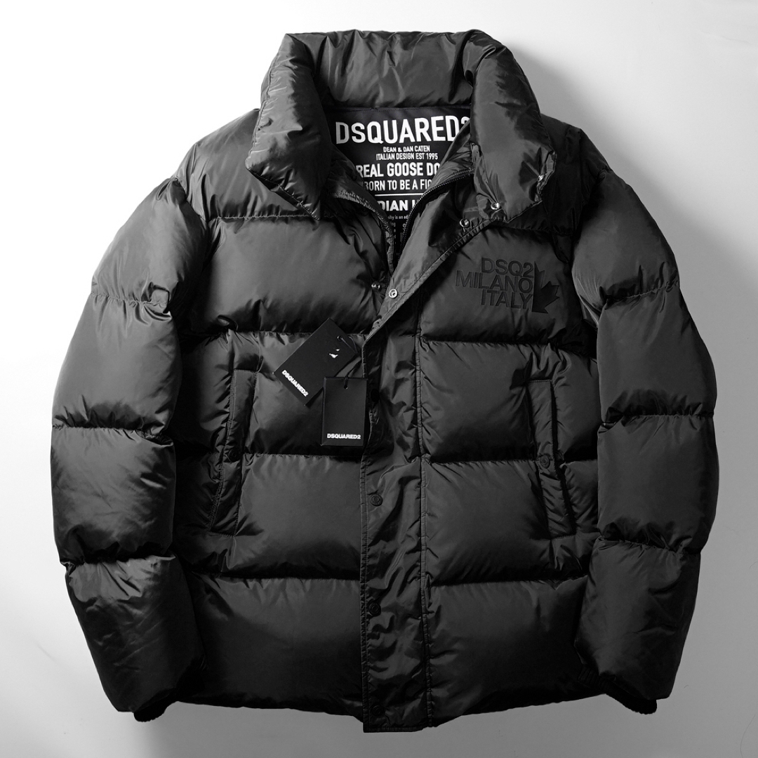 DSQロゴ16万ダウンジャケットDSQUARED2ディースクエアードコート52