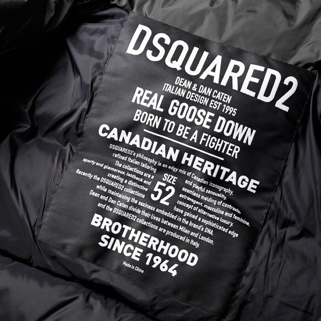 DSQロゴ16万ダウンジャケットDSQUARED2ディースクエアードコート52