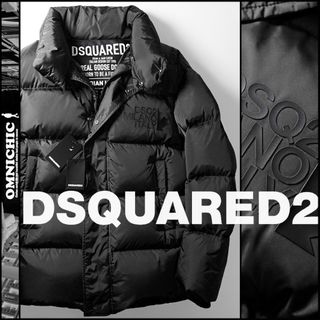 DSQロゴ16万ダウンジャケットDSQUARED2ディースクエアードコート52