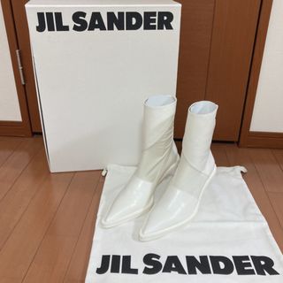 ジルサンダー(Jil Sander)のJIL SANDER アンクルブーツ　ショートブーツ　ソックスブーツ(ブーツ)