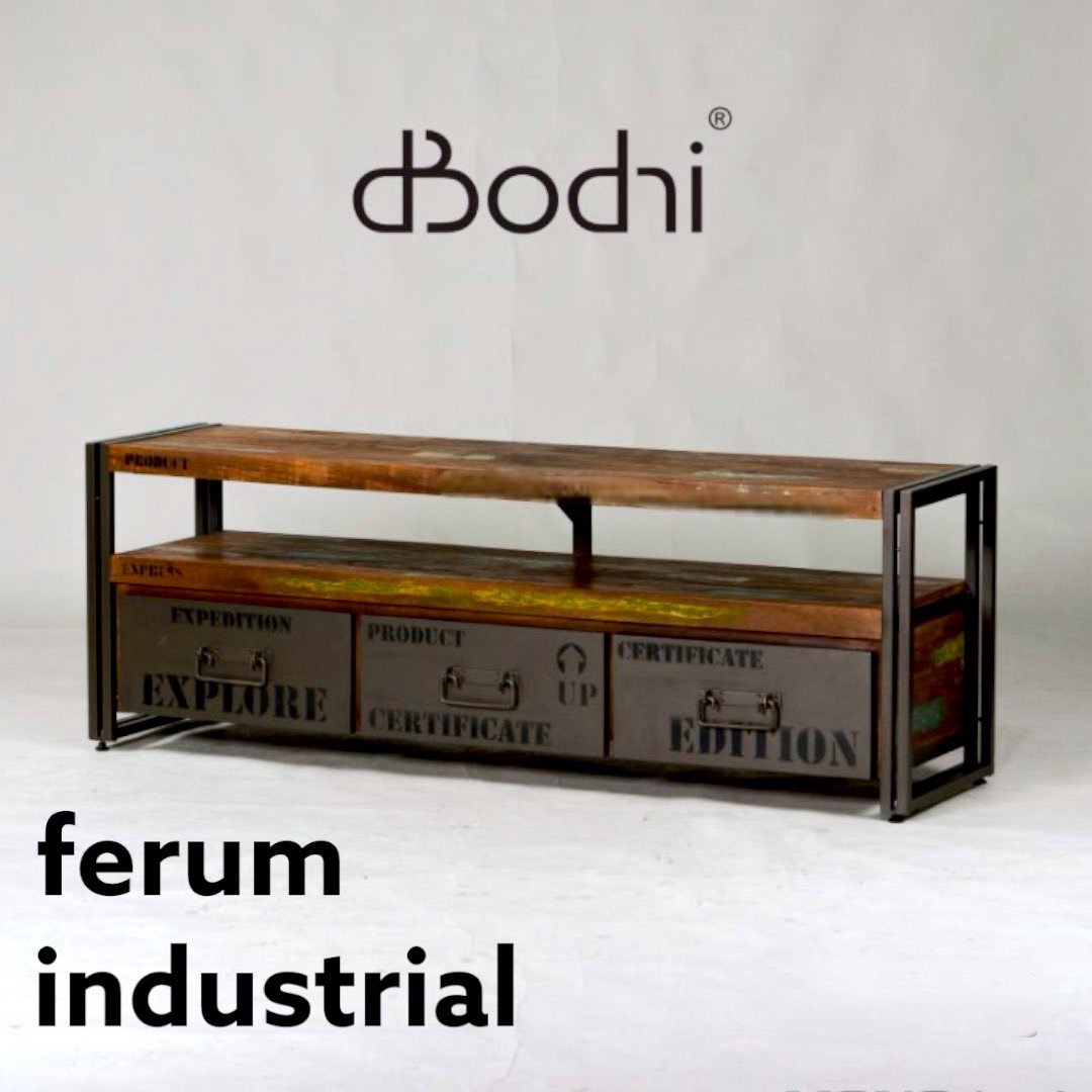 d-Bodhi/FERUM INDUSTRIAL TVキャビネットボードLロング d-Bodhi/FERUM INDUSTRIAL TVキャビネットボードLロング
