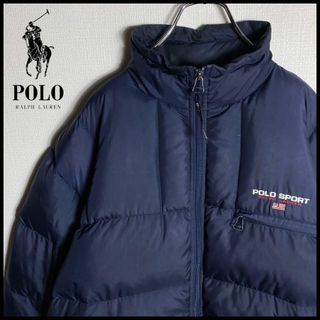 ポロラルフローレン(POLO RALPH LAUREN)の【即完売モデル】ラルフローレン　刺繍ロゴ　フルボリューム　ダウンジャケット(ダウンジャケット)