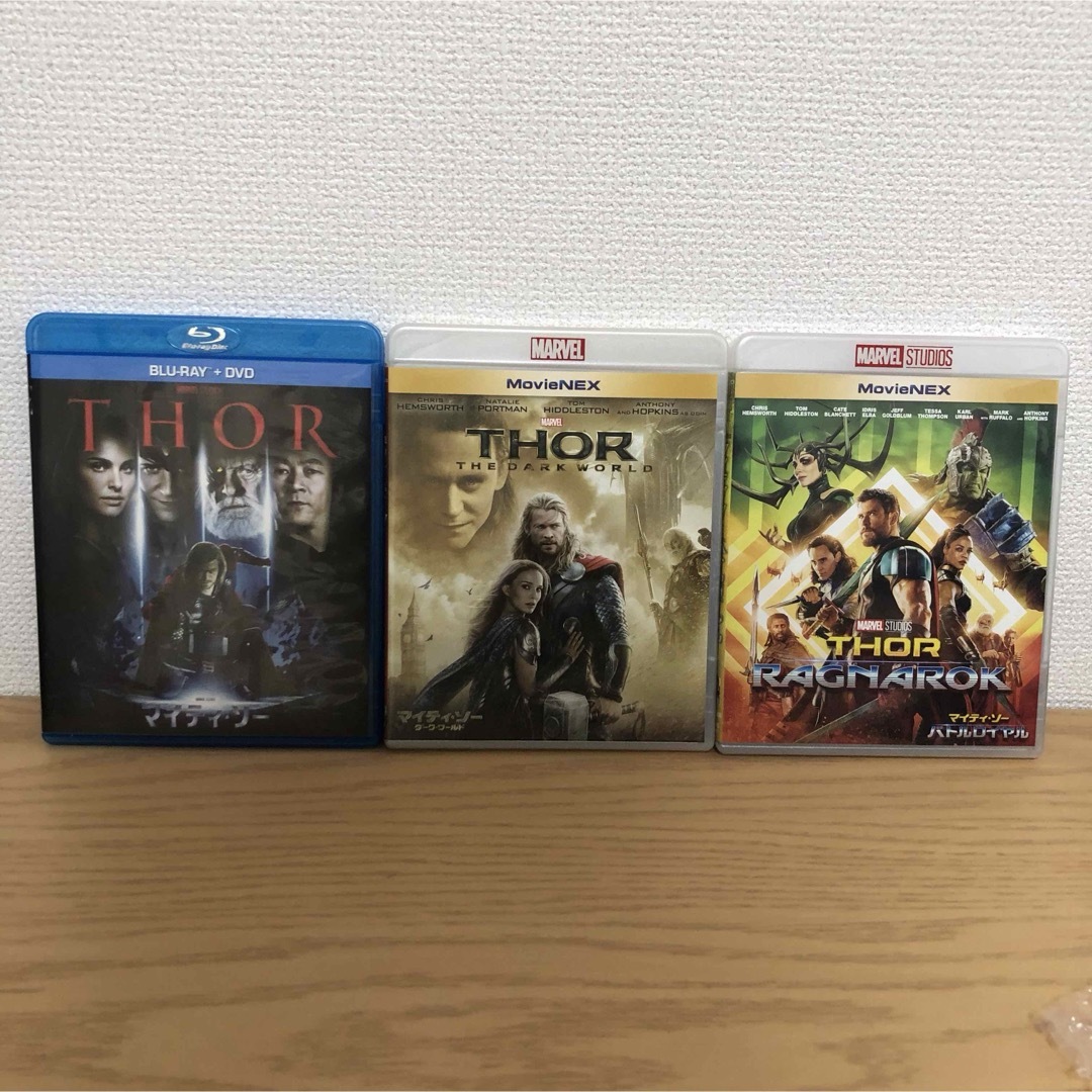 MARVEL(マーベル)のマイティ・ソー/ダーク・ワールド/バトルロイヤル 全作セット Blu-ray エンタメ/ホビーのDVD/ブルーレイ(外国映画)の商品写真