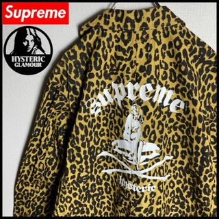 シュプリーム(Supreme)の【極美品】シュプリームxヒステリックグラマー　レオパード　トレンチコート(トレンチコート)