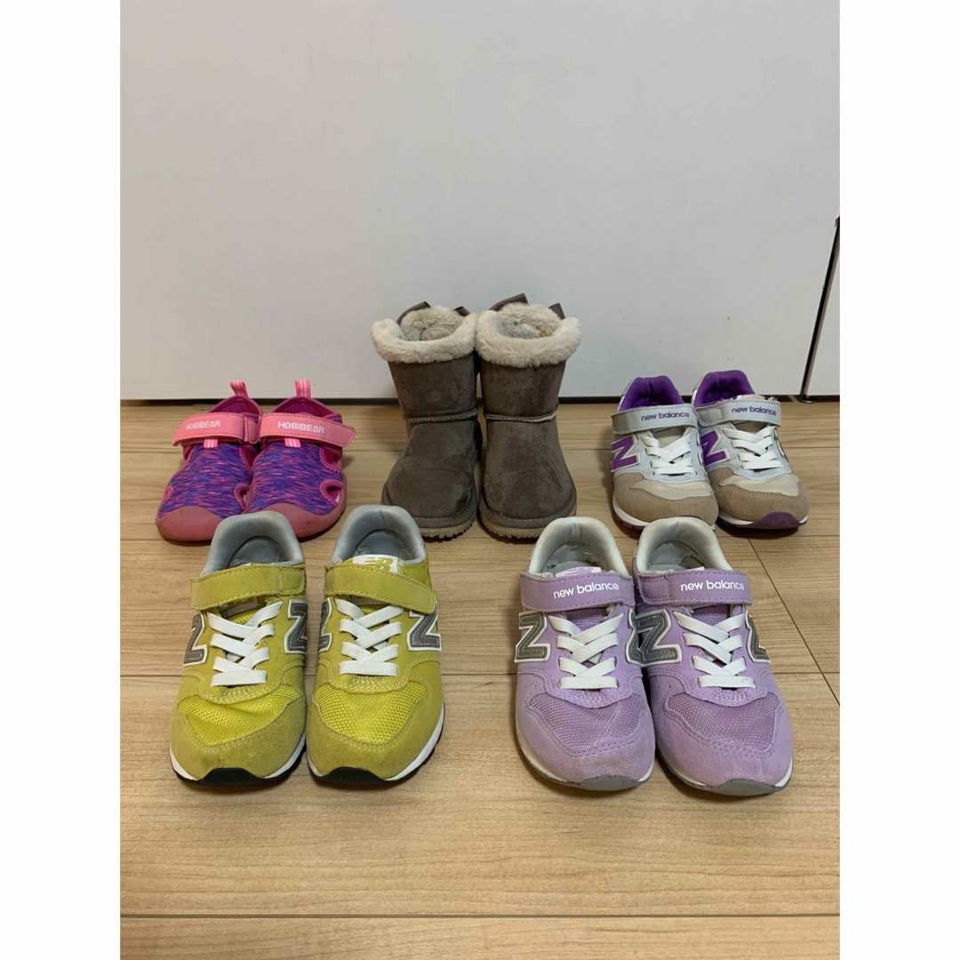 New Balance(ニューバランス)の女の子　幼児　靴　ニューバランス他　17〜18 ㎝ キッズ/ベビー/マタニティのキッズ靴/シューズ(15cm~)(スニーカー)の商品写真