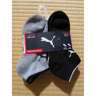 プーマ(PUMA)の【未使用品】PUMA スニーカーソックス 6足組 レディース 22-26.5cm(ソックス)