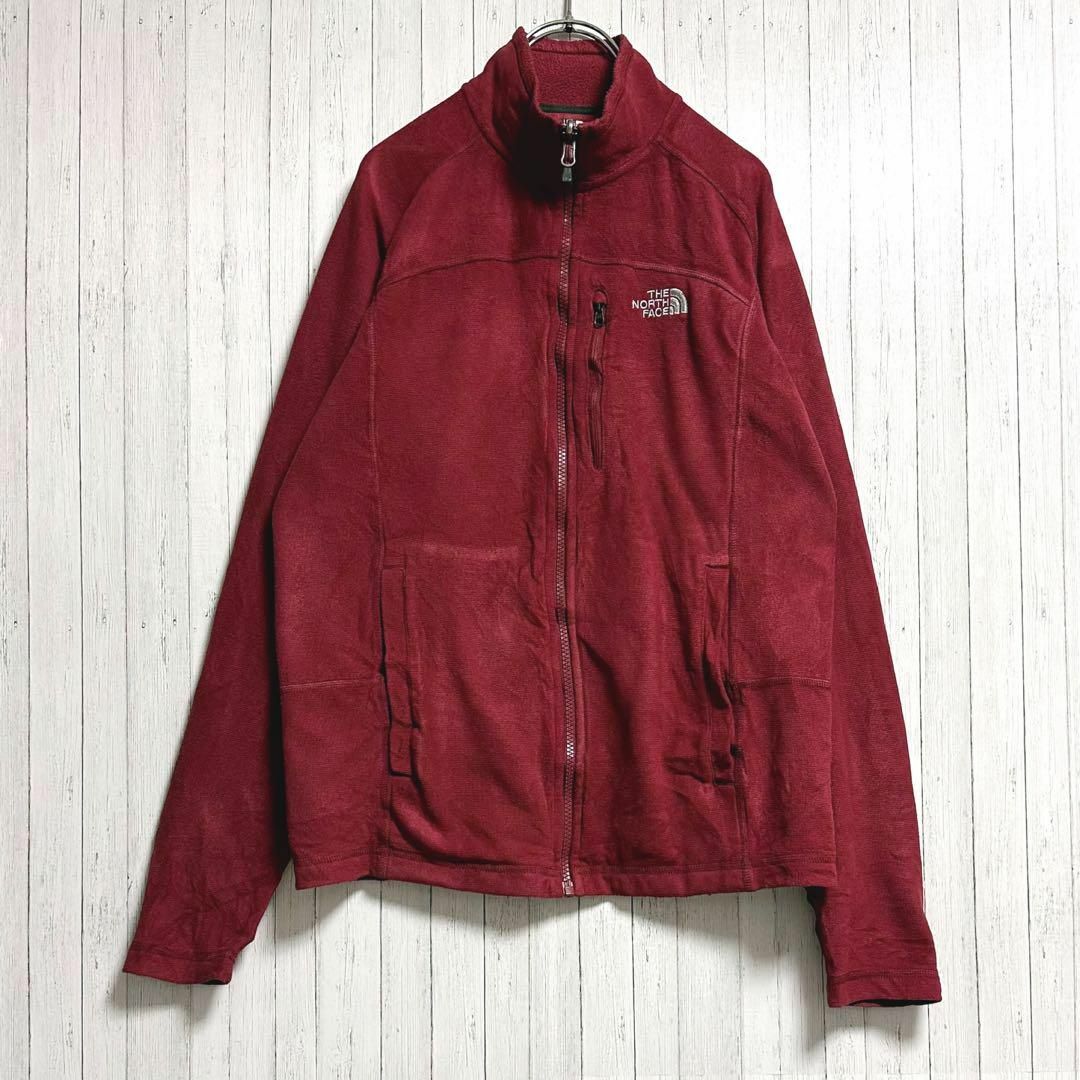 THE NORTH FACE - ノースフェイス ジップアップジャケット 刺繍ロゴ