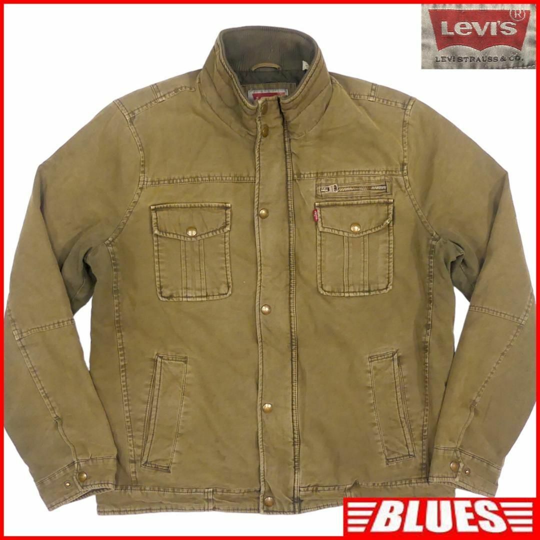 Levi‘s リーバイス ジャケット ブルゾン メンズ L カーキ NS157 | フリマアプリ ラクマ