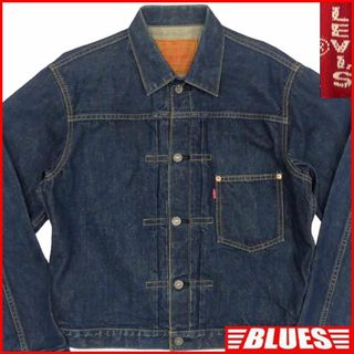 ☆古着 ベースボール デニムジャケット 襟付き レア品-