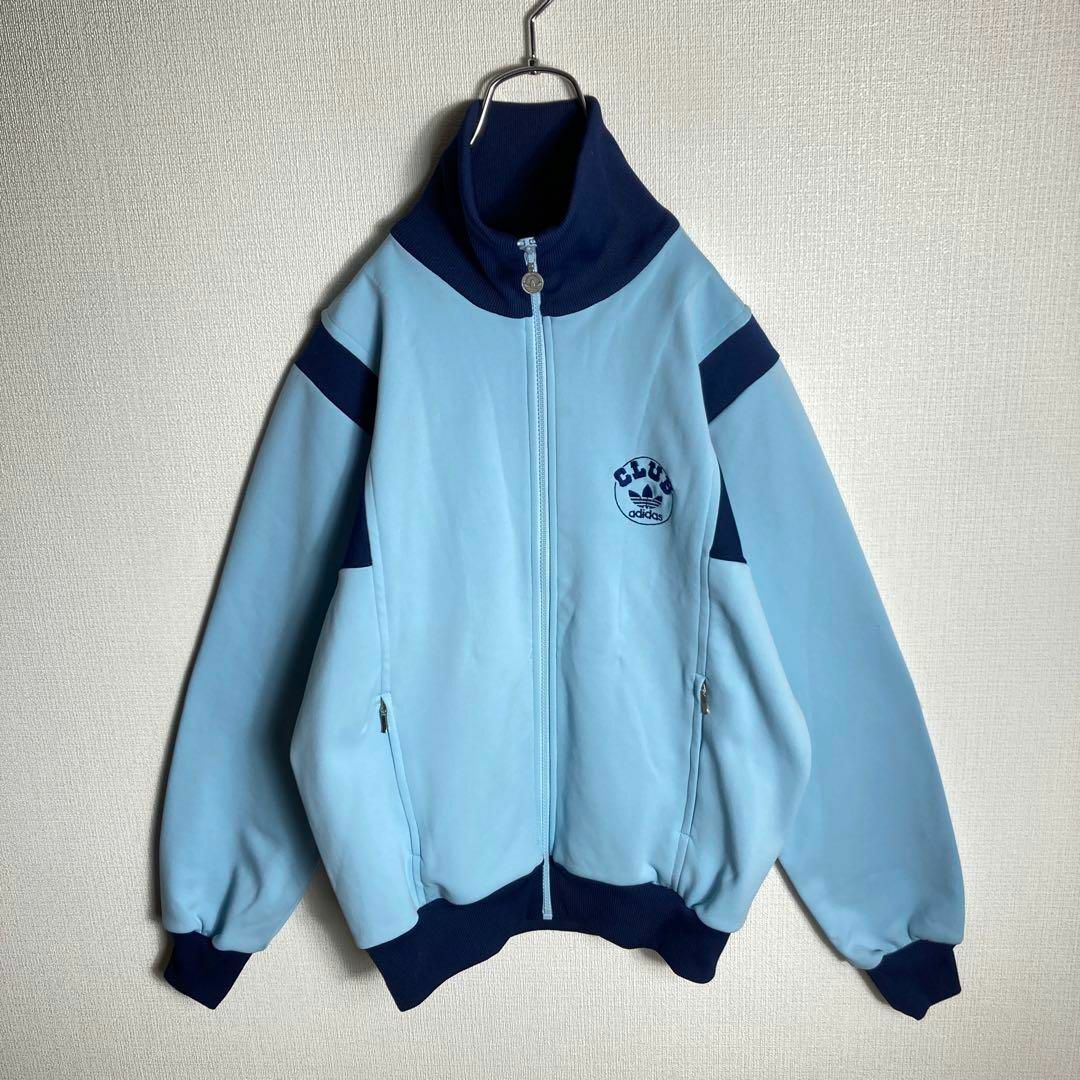【80s】クラブアディダス ジャージ トラックジャケット サイズ4 デサント 【80s】クラブアディダス ジャージ トラックジャケット サイズ4 デサント