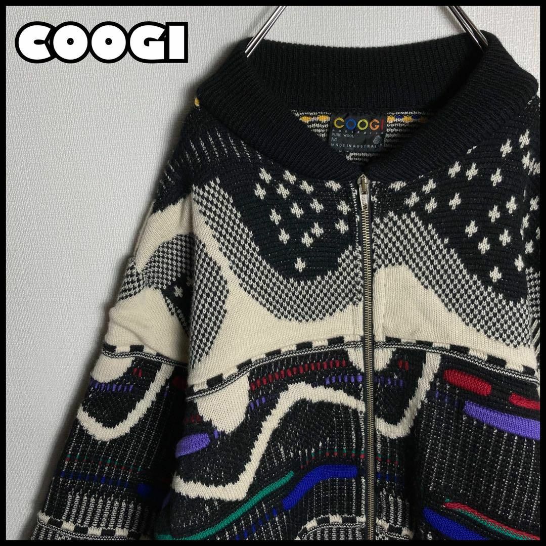 COOGI - 【極美品】クージー coogi 立体編み込み3Dニット 肉厚セーター