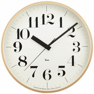 【パターン名:RIKICLOCKRCWR08-27】レムノス 掛け時計 アナログ(置時計)