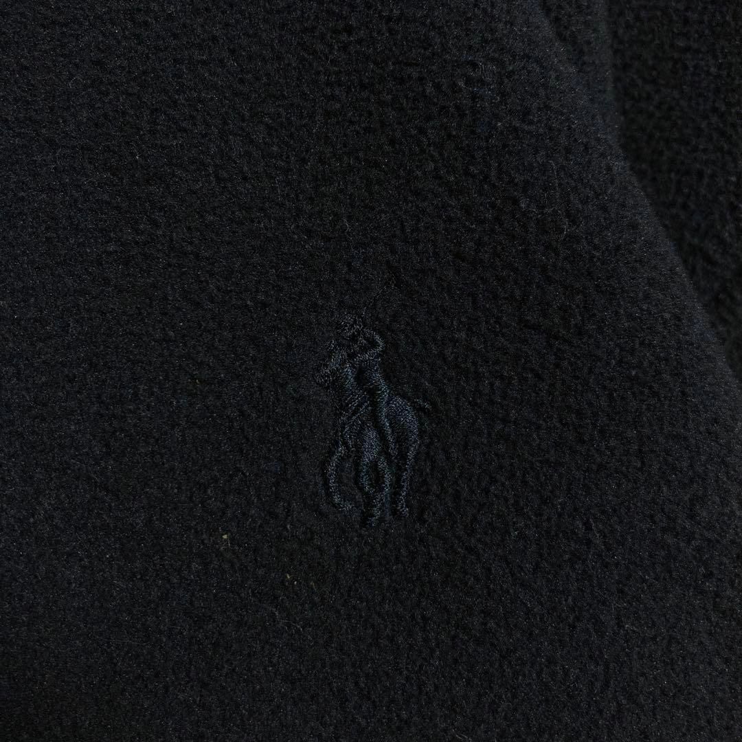 【極美品】ポロラルフローレン　フリースジャケット　スイングトップ　ジップ　刺繍