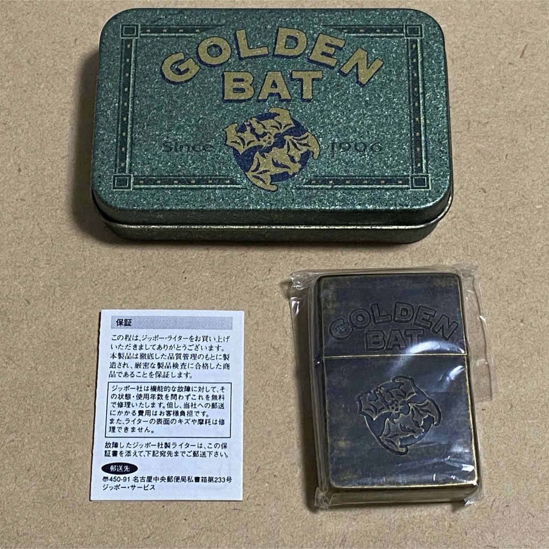 未使用 非売品 ZIPPO ゴールデンバット ジッポー GOLDEN BATのサムネイル